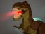 Interaktivní Tyrannosaurus na dálkové ovládání - chodí, svítí, vydává zvuky a chrlí páru