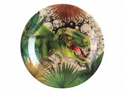 Sada papírových talířků - Tyrannosaurus rex (10 ks)