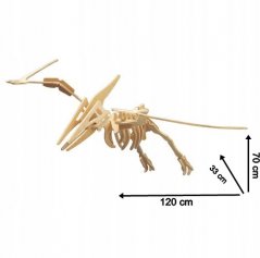 3D dřevěné puzzle - kostra Pteranodon XXL, 120 cm