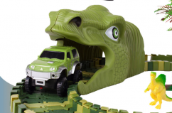 Náhradní autíčko k dinosauří dráze + baterie a šroubovák