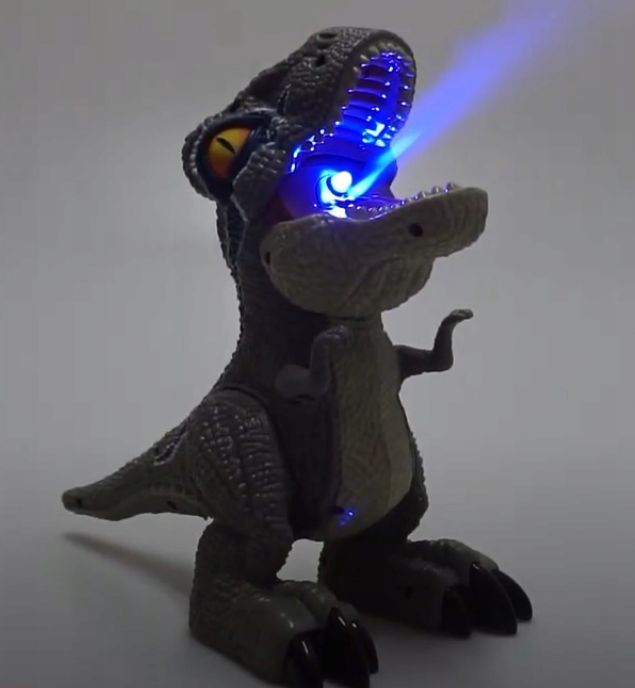 Velociraptor 17,5 cm  - svítí, vydává zvuk, chrlí páru