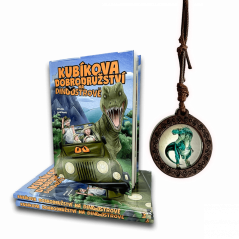 Kniha Kubíkova dobrodružství na Dinoostrově + dárek