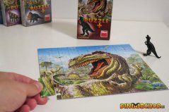 Puzzle č. 5  Tyrannosaurus Rex 60 dílků + figurka ZDARMA