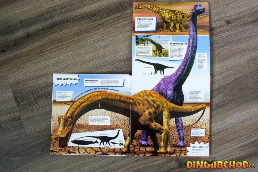 Rozkládací kniha - Úžasní dinosauři - Jazyk: Slovenština