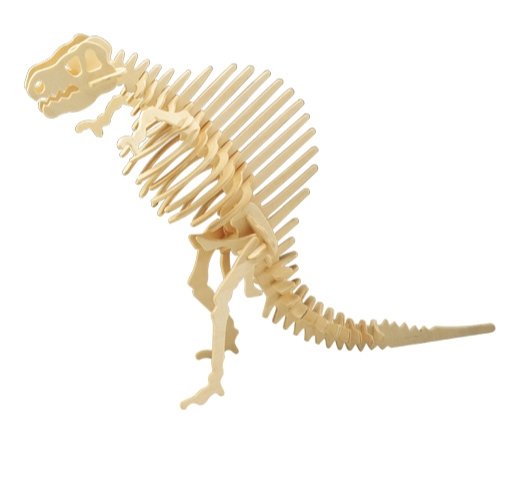 3D dřevěná kostra ke složení - Spinosaurus