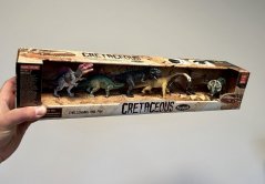 Dinosauří figurky: Sada s pohyblivými částmi 6ks