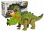 Triceratops na baterie - chodí, svítí, vydává zvuky - Barva: Zelená