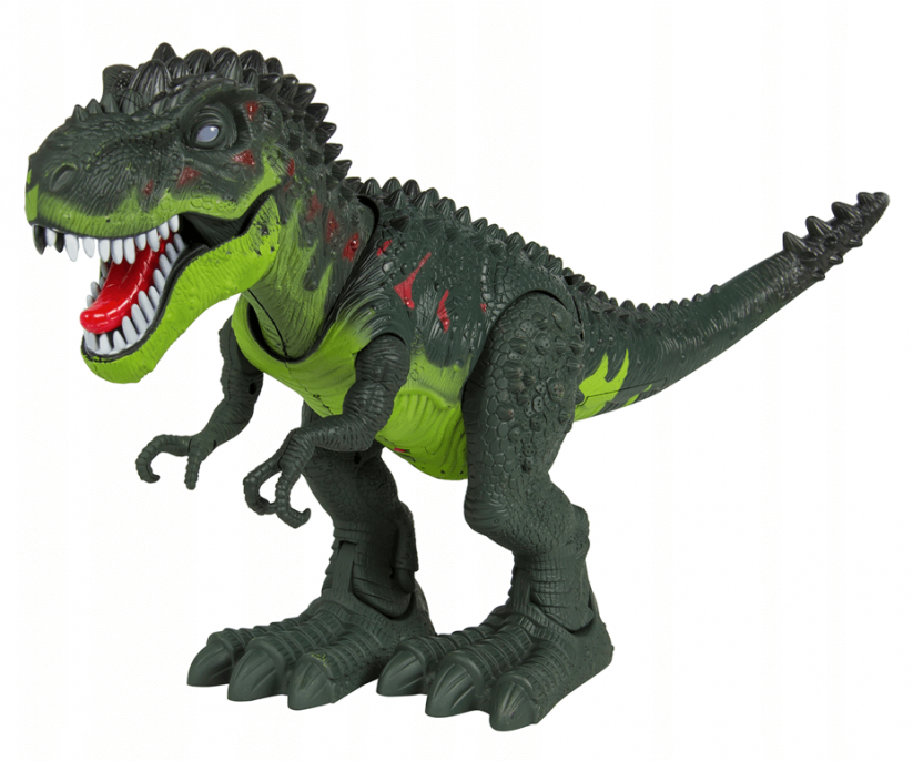 Tyrannosaurus Rex - chodí, svítí, vydává páru, křičí a snáší vejce