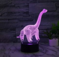 Dinosauří 3D noční lampička - Brachiosaurus