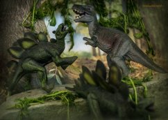Figurka Tyrannosaurus Rex  - realistická 3D figurka