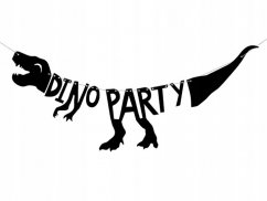 Dinosauří narozeninový nápis "Dino Party"