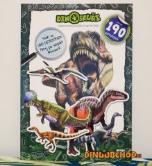 Samolepková dinosauří knížka s aktivitami