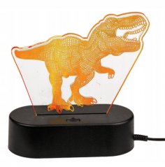 Dinosauří 3D noční lampička - Tyrannosaurus rex