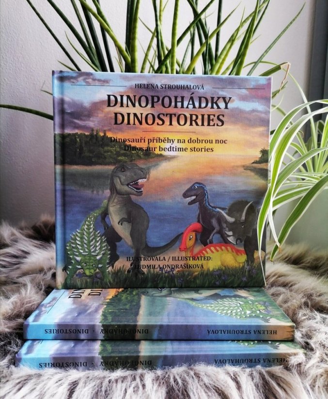 Dinopohádky: Dinosauří příběhy na dobrou noc (Dinostories/Дино казки) - dvojjazyčná verze