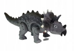 Triceratops na baterie - chodí, svítí, vydává zvuky