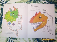 Vystřihovánky Dinosaurů - kreativní set se samolepkami