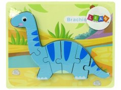 Dřevěné puzzle Brachiosaurus
