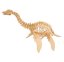 3D dřevěné puzzle - kostra Plesiosaura - skládačka ze dřeva