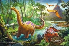 Puzzle Dinosauři na cestách | 60 dílků