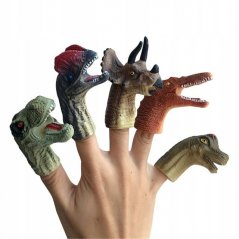 Dinosauří prstové loutky - 5 ks